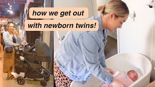 Getting out of the house with newborn twins *TIPS*