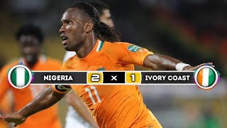 Ivory Coast 🇨🇮 × Nigeria 🇳🇬 | 1 × 2 | HIGHLIGHTS | ALL GOALS | Quarte  Final | cup africain 2013