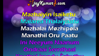 Vinmeen Vithaiyil Karaoke HQ Tamil Karaoke with Lyrics - Thegidi #InduAjayMusic #trending