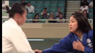 古瀬舞 × 岡本光理  (-52kg 決勝戦) H29全日本学生柔道体重別