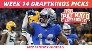 2022 NFL Week 14 DraftKings Picks, Lineup Strategy, Ownership | $2K Giveaway