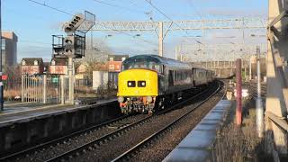 Midland Pullman HST and D213 \u0026 45118 at Stafford - Saturday 14th December 2024