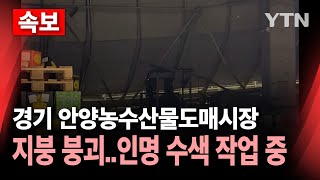 [🔴속보] 안양농수산물도매시장 지붕 붕괴…인명피해 확인 중 / YTN