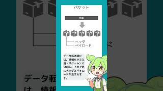 【ずんだもんとコツコツ勉強】006_パケット#shorts