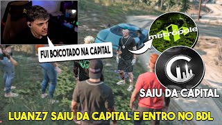 LUANZ7 SAIU DA CAPITAL 😱 FALOU SOBRE SUA SAIDA E ENTRADA NO BONDE DO LEVI!