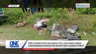 One Mindanao: Rider ug menor de edad nga angkas, patay; human nabangga sa delivery van