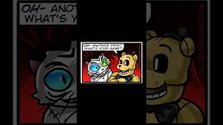 Golden Freddy Meets Tiger Rock | FNAF Secret of the Mimic Comic Dub #shorts