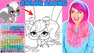 Color Littlest Pet Shop Pepper With Me | COLOR ALONG WITH KIMMI