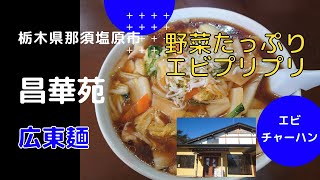 （栃木県那須塩原市）【昌華苑】広東麺とエビチャーハン