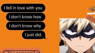 Playlist pov: bakugou katsuki fell in love with you first (pov in comments)