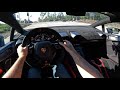 2021 lamborghini huracan sto pov test drive 3d audio asmr