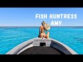 Fishing the Great Barrier Reef with Fish Huntress Amy the best fishing location in the world