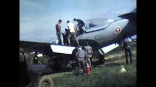 t-28 trojan pilot Nachampassak landing after being wounded laos 1970