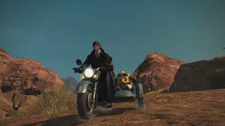 FINAL FANTASY XIV - Garlond GL-IS Mount (Bike With Alpha), \u0026 Fan-tastic Cheer Set Emote