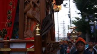 2013年　東村山市　八坂神社祭礼　山車　重松流