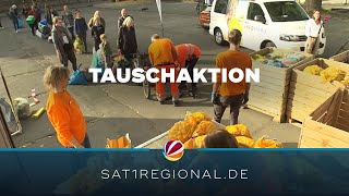 Kartoffeln für Altkleider: Tauschaktion in Göttingen