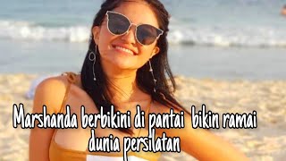 marsanda berbikini dipantai bikin salfok dunia persilatan