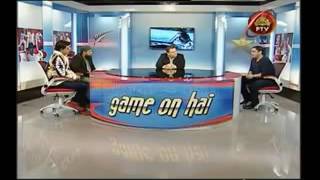 Shoaib Akhtar & Saqlain Mushtaq tribute to Junaid Jamshed Game On Hai Dr Noman Niaz 9th Dec 2016