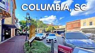 South Carolina, USA: Life in Downtown Columbia, SC - 4K Walking Tour