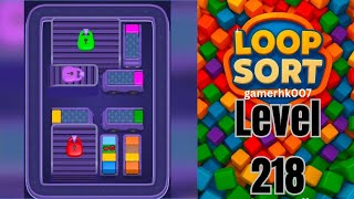 Loop Sort Level 218 Walkthrough Solution
