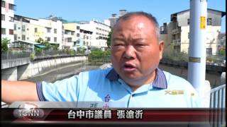 大台中新聞-大里綠川擋水土堆地方憂恐淹水