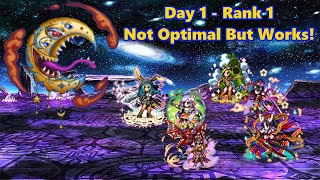 [FFBE]  Clash of Wills - Mimikres, Rank 1 - No Lilith/Melissa/Duane/Rain.