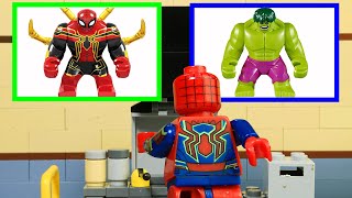 LEGO Spider-man Experimental Hulk Lego City Random Room Change Clothes