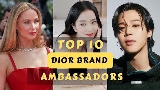 Top 10 Dior Ambassadors 2023 | Dior Brand Ambassadors