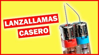 MINI LANZALLAMAS CASERO FÁCIL DE HACER | EXPERIMENTOS CASEROS 🔥