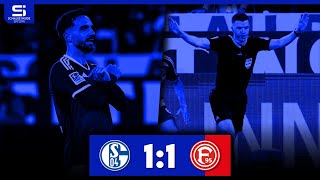 FC Schalke 04 - Fortuna Düsseldorf 1:1 | Tore & Highlights | Stadion Reaktion