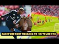 Marcus Rashford Sent Message To The Young Fan Who He Promised a Goal