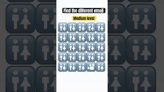 Find the different emoji #find #different #odd #emojichallenge #shortvideo #viralvideo