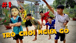 Anh Ba Phải | Thử Thách Chơi Trò Chơi Con Mực - Trò Ngựa Gỗ | Squid Game