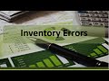 Understanding Inventory Errors