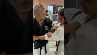 Hanshi Masanabu sato 9th Dan black belt Japan 🇯🇵 #viralvideo #karate #karatecombat #shortsvideo