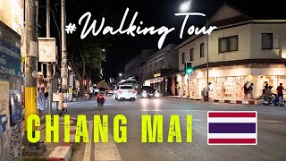 Streets Of Chiang Mai at Night | WALKING TOUR | Chiang Mai, Thailand | @asaniPOV