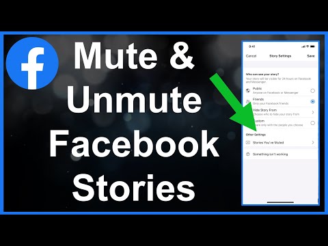 How To Mute & Unmute Facebook Story