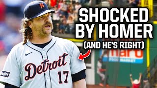 Pitcher can't believe ball went for a home run, a breakdown