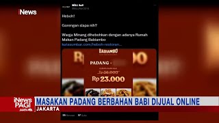 Heboh Rumah Makan Padang Sediakan Menu Daging Babi #iNewsPagi 11/06