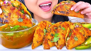 ASMR CHEESY BIRRIA TACOS in Consommé MUKBANG | CRUNCHY SAVORY EATING SOUNDS | ASMR Phan