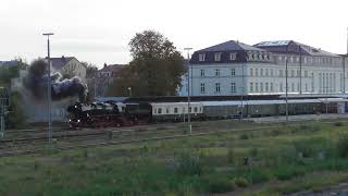 52 8141-5 der OSEF mit Sonderzug am 19.10.24 in Bautzen