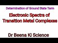 Determine Ground State Term Symbol, R-S Coupling#drbeenakiscience