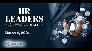 Opal Group's HR Leaders Summit 2021 - Wellbeing & Resilience