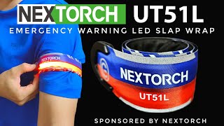 NEXTORCH UT51L - Emergency Warning LED Slap Wrap - A great device for your safety!