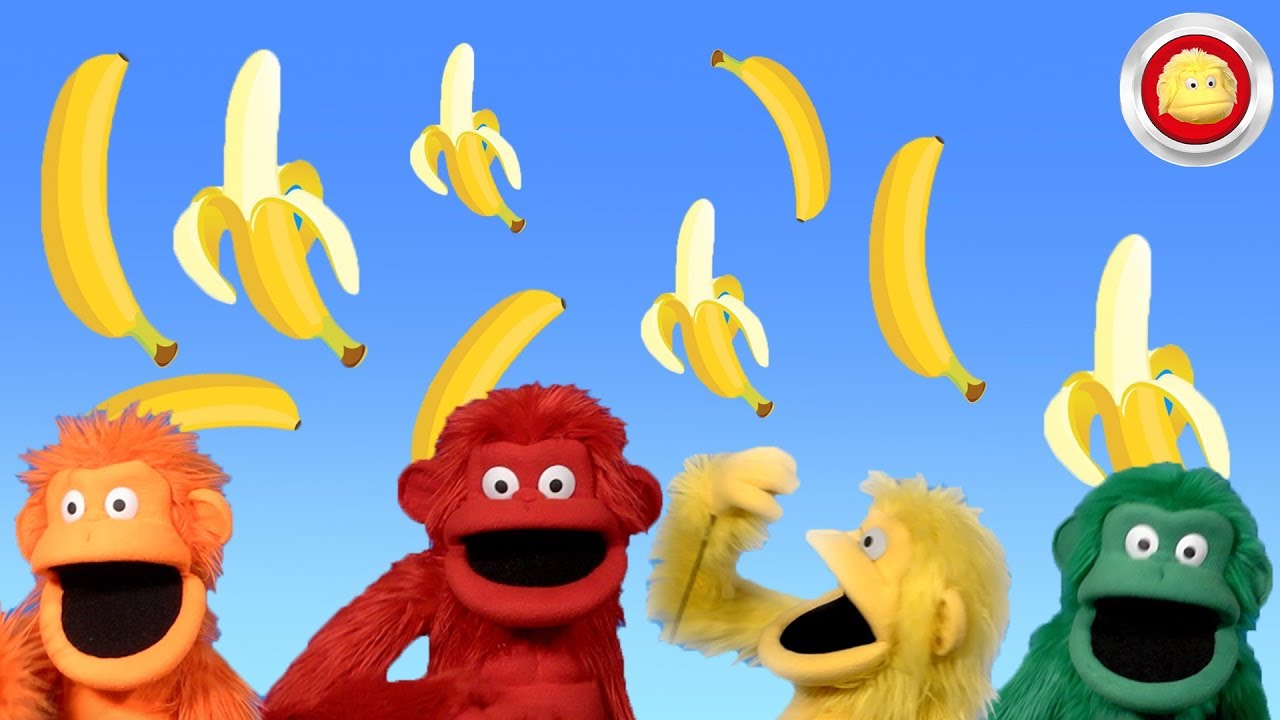 Banana Song COMPILATION | Puppets For Kids | Learning Videos For ...