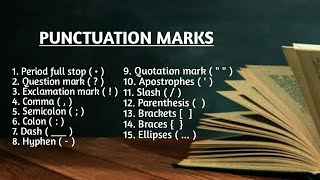 What is punctuation, types of punctuation | Punctuation marks (ಲೇಖನ ಚಿಹ್ನೆಗಳು )