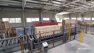 STORTI Sawmill line with Canter Group C technology