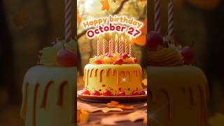 27 October Best Happy Birthday Song🎵Happy Birthday WhatsApp Status #shorts  #celebrationavenue