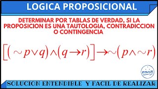 TABLAS DE VERDAD (ejercicios resueltos)