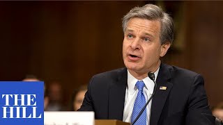 FBI Director Wray: Agency tracking 'extensive' online chatter about potential inauguration threats